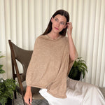 Humble Hilo Handloomed Cashmere Poncho, Classic