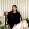 Humble Hilo Handloomed Cashmere Poncho, Cable Knit