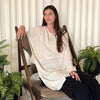 Humble Hilo Handloomed Cashmere Poncho, Cable Knit