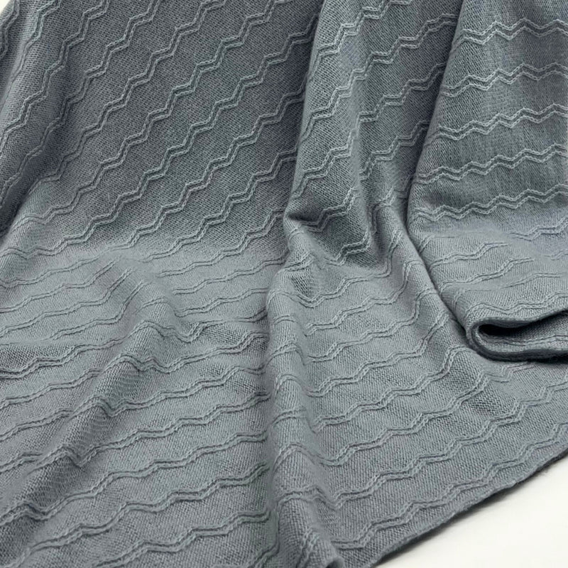 Humble Hilo Handloomed Cashmere Poncho, Cable Knit