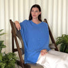 Humble Hilo Handloomed Cashmere Poncho, Cable Knit