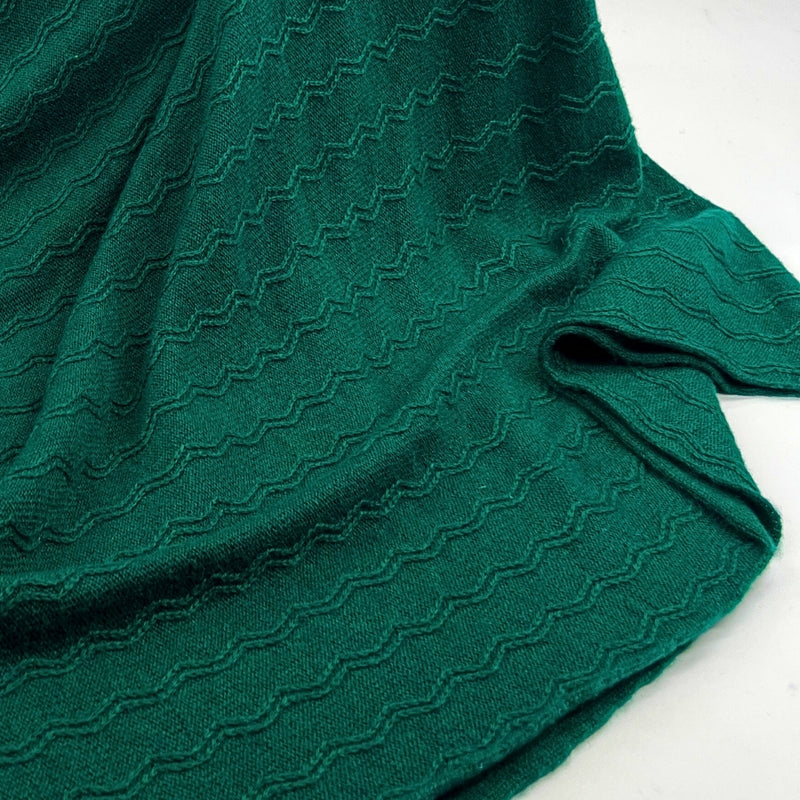 Humble Hilo Handloomed Cashmere Poncho, Cable Knit