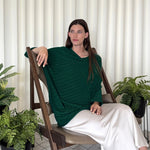 Humble Hilo Handloomed Cashmere Poncho, Cable Knit