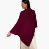Humble Hilo Handloomed Cashmere Poncho, Cable Knit