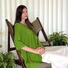 Humble Hilo Handloomed Cashmere Poncho, Cable Knit