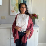 Humble Hilo Silk Blend Scarf Silky Sheen