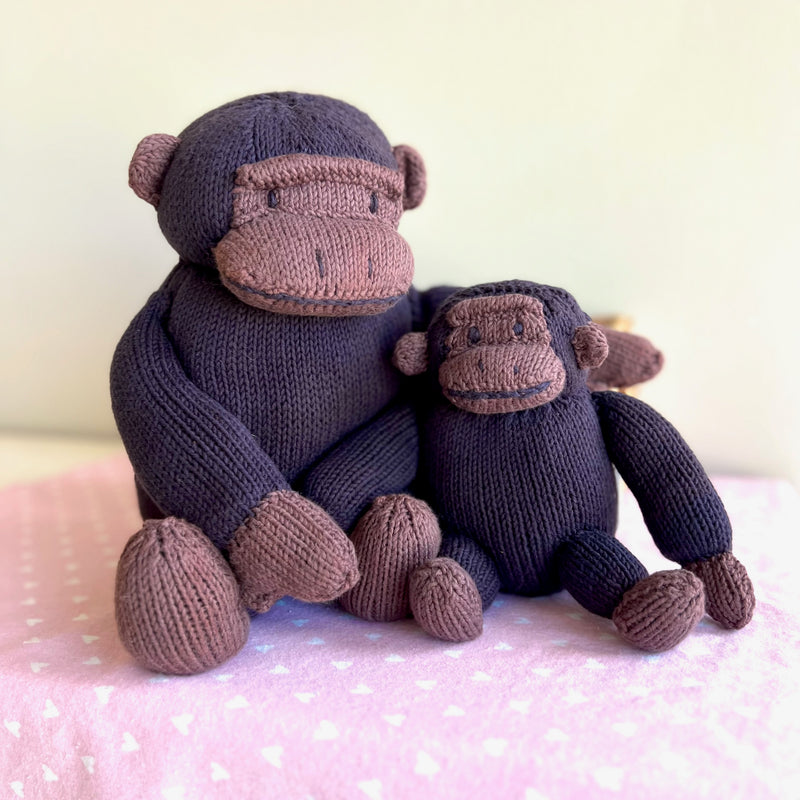 Kenana Knitters Hand Knitted Gorilla Stuffed Animal