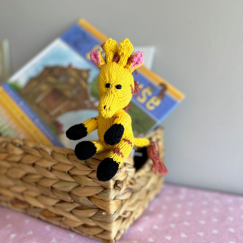 Kenana Knitters Hand Knitted Giraffe Stuffed Animal