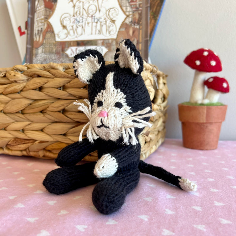 Kenana Knitters Hand Knitted Cat Stuffed Animal