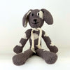 Kenana Knitters Hand Knitted Spotted Dog Stuffed Animal