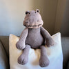 Kenana Knitters Hand Knitted Hippo Stuffed Animal