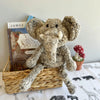 Kenana Knitters Hand Knitted Homespun Wool Elephant Stuffed Animal