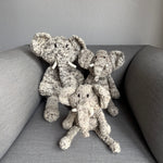 Kenana Knitters Hand Knitted Homespun Wool Elephant Stuffed Animal