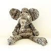 Kenana Knitters Hand Knitted Homespun Wool Elephant Stuffed Animal