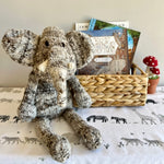 Kenana Knitters Hand Knitted Homespun Wool Elephant Stuffed Animal