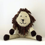 Kenana Knitters Hand Knitted Homespun Wool Lion Stuffed Animal