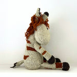 Kenana Knitters Hand Knitted Homespun Wool Giraffe Stuffed Animal