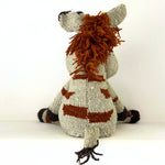 Kenana Knitters Hand Knitted Homespun Wool Giraffe Stuffed Animal