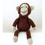 Kenana Knitters Hand Knitted Homespun Wool Monkey Stuffed Animal