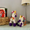 Kenana Knitters Hand Knitted Unicorn Stuffed Animal