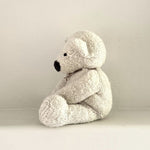 Kenana Knitters Hand Knitted Organic Wool Cream Teddy Bear Stuffed Animal