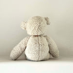 Kenana Knitters Hand Knitted Organic Wool Cream Teddy Bear Stuffed Animal