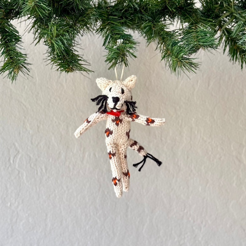Kenana Knitters Hand-knit Cotton Animal Christmas Ornaments