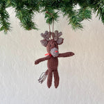 Kenana Knitters Hand-knit Cotton Animal Christmas Ornaments
