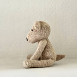Kenana Knitters Hand Knitted Organic Wool Brown Teddy Bear Stuffed Animal