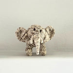 Kenana Knitters Hand Knitted Homespun Wool Elephant Stuffed Animal