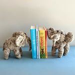 Kenana Knitters Hand Knitted Homespun Wool Elephant Stuffed Animal