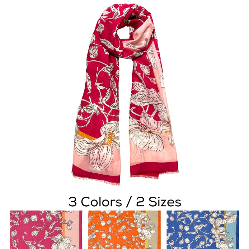 Humble Hilo Floral Vector Art Scarf