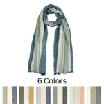 Humble Hilo Loomed Scarf Broad Stripes