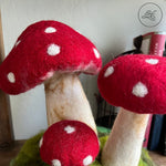 Humble Hilo Handmade Felt Mushroom Garden