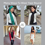 Humble Hilo Handmade Shimmer Thread Scarf