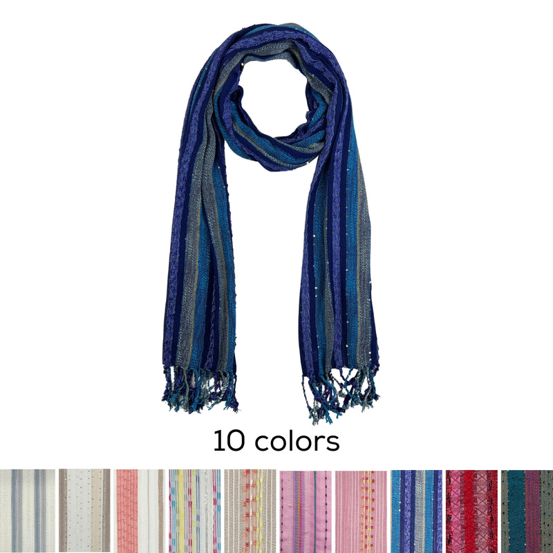 Humble Hilo Zari Weave Scarf
