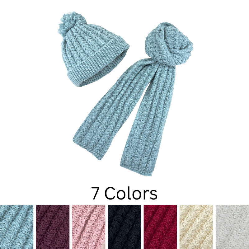 Humble Hilo Knitted Scarf and Hat Set