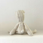 Kenana Knitters Hand Knitted Organic Cotton Round Teddy Bear Stuffed Animal