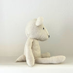 Kenana Knitters Hand Knitted Organic Cotton Round Teddy Bear Stuffed Animal