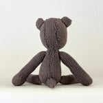 Kenana Knitters Hand Knitted Organic Cotton Round Teddy Bear Stuffed Animal