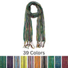 Humble Hilo Multicolored Thread Artisan Scarf