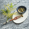 Olive Wood Batik Handled Pickle Fork