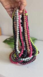 Humble Hilo Sari Jewelry, Textile Bead Necklace