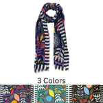 Humble Hilo Bold Flowers Vector Art Scarf