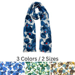 Humble Hilo Poppies Vector Art Scarf