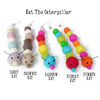 Rainbow Caterpillar Cat Toy or Eco Freshener