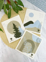 Swedish Dish Cloths: Forest Themed 3-Pack