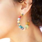 Kantha Conch Hoops