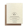 Monarch Butterfly Plantable Wildflower Seed Card