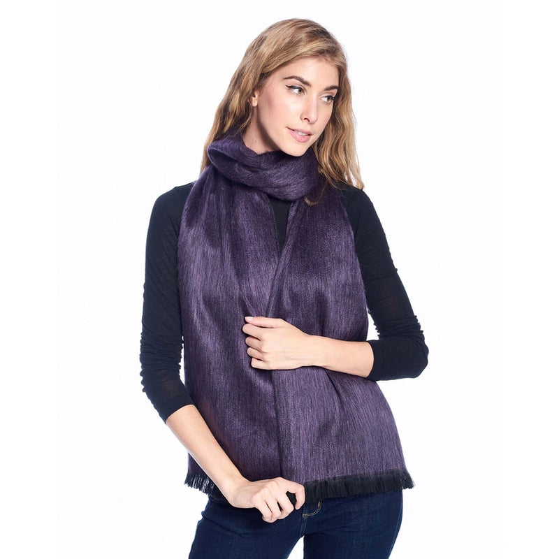 Alpaca Scarf- Decadent Plum